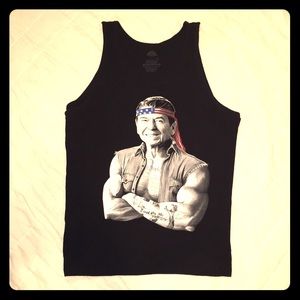 Shirts - Tank Top Muscle Shirt - Ronald ReaGUNS Shirts - Tank Top Muscle Shirt - Ronald ReaGUNS